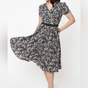 Unique Vintage Fit and Flare Dress